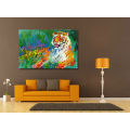 Resting Tiger Oil Painting